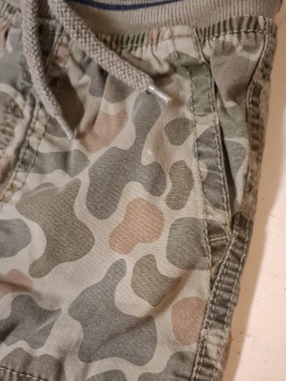 OshKosh B'gosh Boys Camouflage Cargo Shorts - Green/Brown